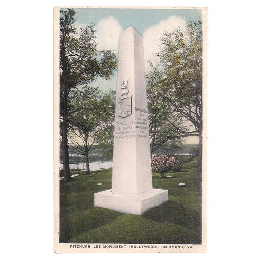 FITZHUGH LEE MONUMENT (HOLLYWOOD), RICHMOND, VIRGINIA. USA. unused postcard =