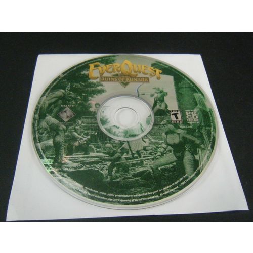 EverQuest: The Ruins of Kunark (PC, 2000) - Disc Only!!!