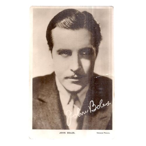 JOHN BOLES, American actor/singer unused postcard RP no 65 'Film Kurier' =