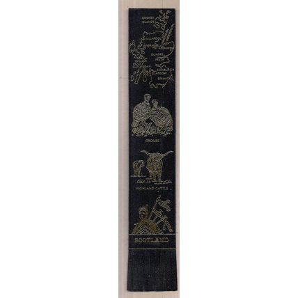 country of SCOTLAND ...Leather Bookmark.. 178 =