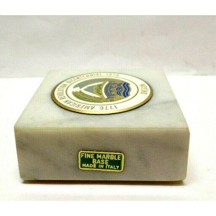 1776 American Revolution 1976 Bicentennial Paperweight Oregon White (E2)