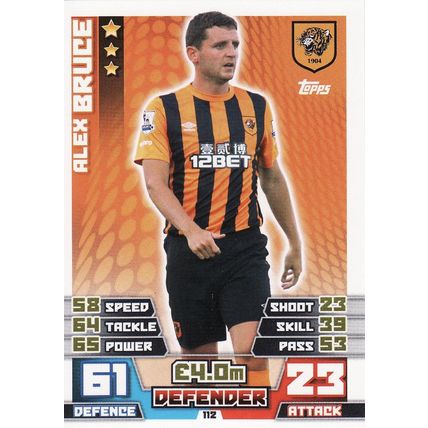Match Attax 2014/2015 112 Alex Bruce Hull City