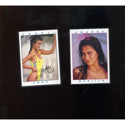 AMANDA MURILLO 1992 Portfolio Swimwear card #8 SPAIN 21 years old NM HOT!!