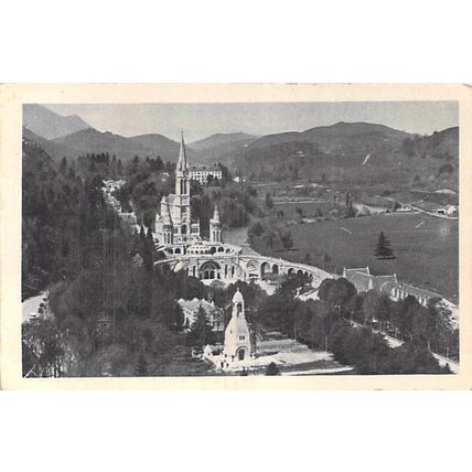 Lourdes Basilica France Postcard used VGC