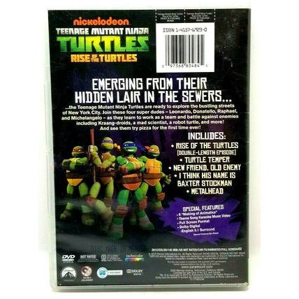 Nickelodeon Teenage Mutant Ninja Turtles "Rise Of The Turtles" DVD (L35)