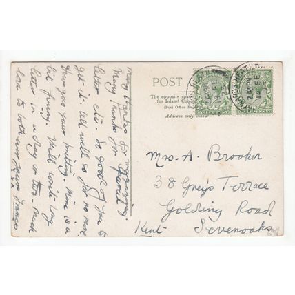 Cuckfield Church Postcard 1923 West Sussex
