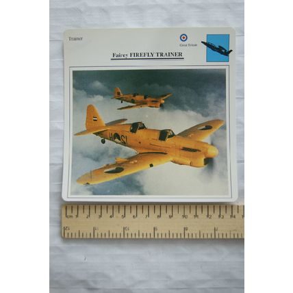 Fairey Firefly Trainer - GB - Trainer - Collectors Club Card