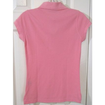 NWT Cotton Candy U.S.A. Girl's SS Pink Polo Top, Small