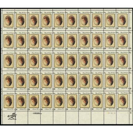 1926, Mint VF NH Scarce Color Shift Error Sheet of Fifty Stamps - Stuart Katz