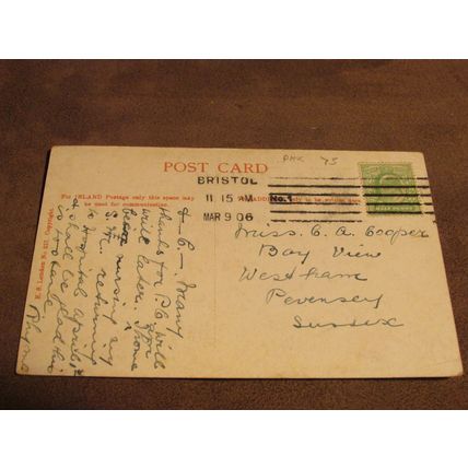 1906 fr Postcard - Sundry Church Tower Nr Bristol - Avon