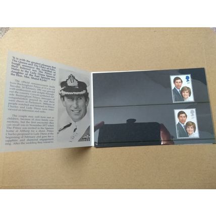 British Royal Wedding Presentation Pack Number 127A 1981