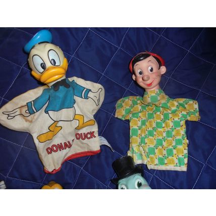 VERY RARE Set of 8 1950's DISNEY HAND PUPPETS!! $250.00 or Best Offer!!