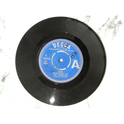Brian Poole & The Tremeloes 7” 45rpm Blue /That Ain't Right Vinyl Record Rare