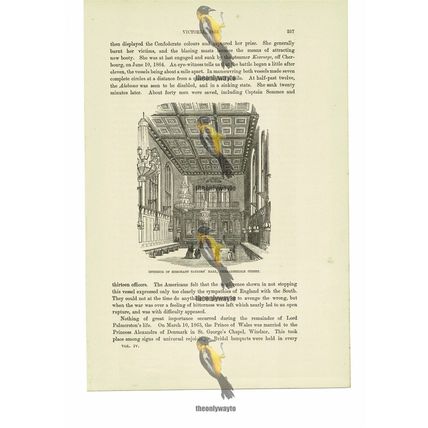 Merchant Taylor's Hall, Threadneedle Street, London, Book Illustration, c1870