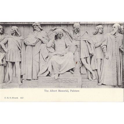 ALBERT MEMORIAL (PAINTERS), LONDON, c1920s, Postcard