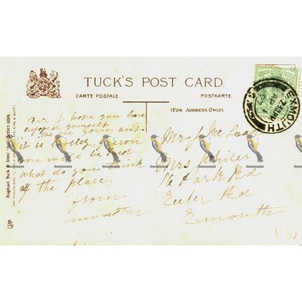 To My Love, Tuck Art Card, Postcard, 1907