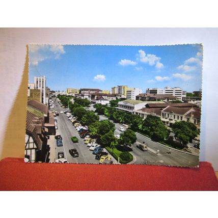 DELAMARE AVENUE, NAIROBI, KENYA. used vintage postcard. RP 1960 postmark =
