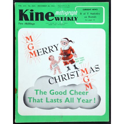 KINE WEEKLY 1951 Robin Hood, Thunder in the East UK MAGAZINE