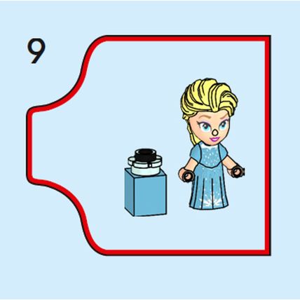 NEW Disney Lego Frozen Elsa Micro Doll Figure and Snowgie Seesaw & Elsa's Castle