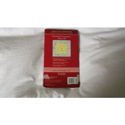 Cassini Historical Map 'old' Series "Hereford & Leominster" Matches OS sheet 149