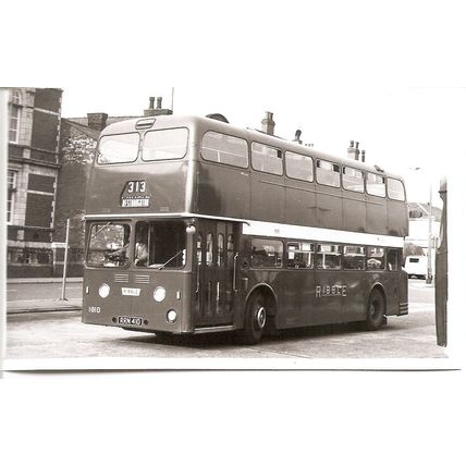Black & White Photograph of Ribble Motor Services Ltd. - RRN 410