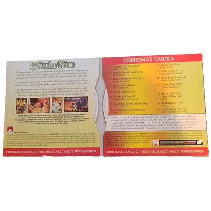 Nutcracker Prince DVD & Christmas Carols CD Promo The Telegraph A 2 Disc Set