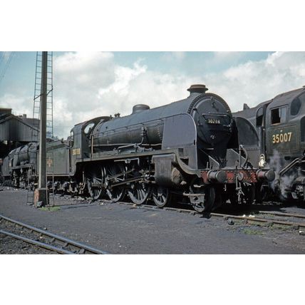 pu2599 - Hampshire - Engine No.30788, at Bournemouth Shed - print 6x4