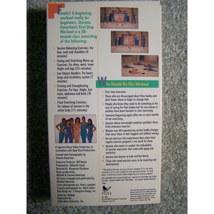 Stormie Omartian Exercise/Fitness VHS Cassettes (2)