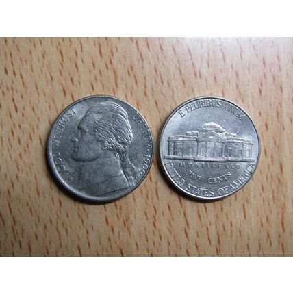 1999d USA 5 Cents Jefferson Nickel Coin