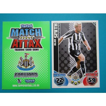 232. Alan Smith - Newcastle Utd - Match Attax 2010/11 Football Card EF1
