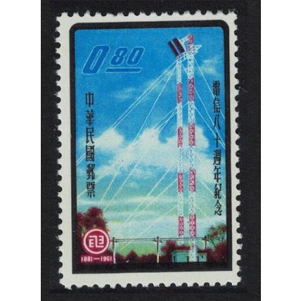 Taiwan Microwave Reflector Pylons 1961 MNH SG#427