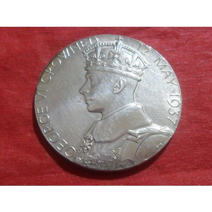 1937 George VI Coronation Medallion - Silver.