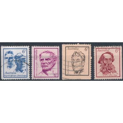 Famous Australians - Australia 1970 - FH - SG 479/82 (D)
