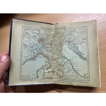 1926 "LES GUIDES BLEUS - ITALIE - DES ALPES A ROME" FRENCH TRAVEL BOOK (P4)