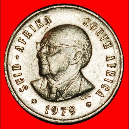 Ⰶ PRESIDENCY DIEDERICHS 1903-1978:SOUTH AFRICA 5 CENTS 1979★LOW START★NO RESERVE