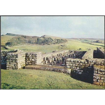 The Roman Wall at Housesteads, Northumberland, c.1960s - J Arthur Dixon Postcard