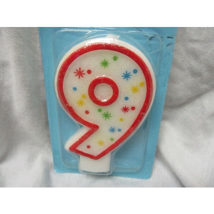 DG Birthday Party Candle Age 9