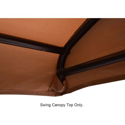 ALISUN Replacement Canopy Top for GT Porch Swing Model #GCS00229C (Will Not Fit