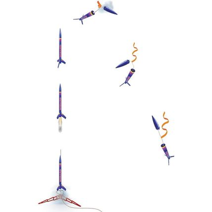 Estes - 1754 Wizard Flying Model Rocket Bulk Pack (Pack of 12) | Intermediate Ro