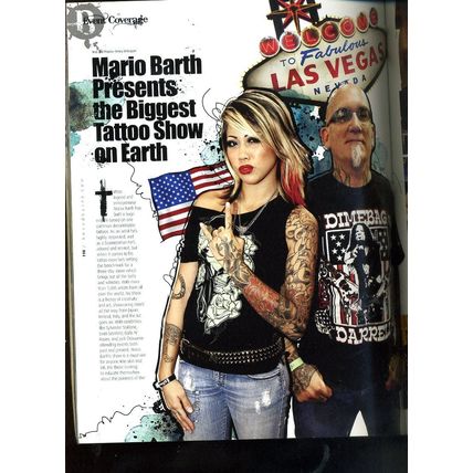 VOL 1 #3 BOUND BY INK Vintage Tattoo magazine KRISTEN LEANNE-STUNNER MODEL VG