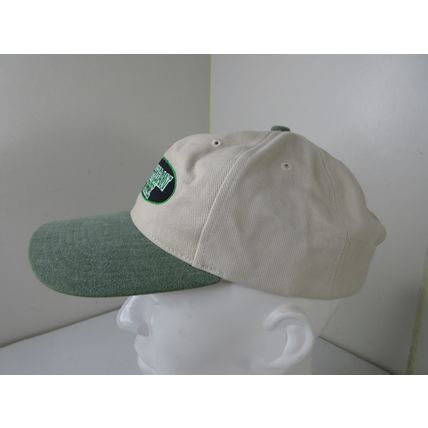 Michican State Spartans Hat Old Cartoon Logo Strapback Baseball Cap Green Tan