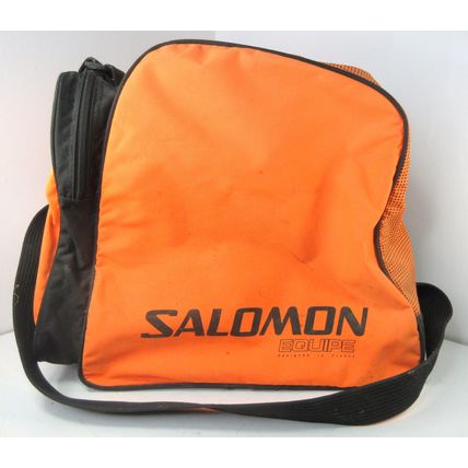 Salomon Equipe Ski Boot Carry Storage Bag Bright Orange Large w/ Shoulder Strap