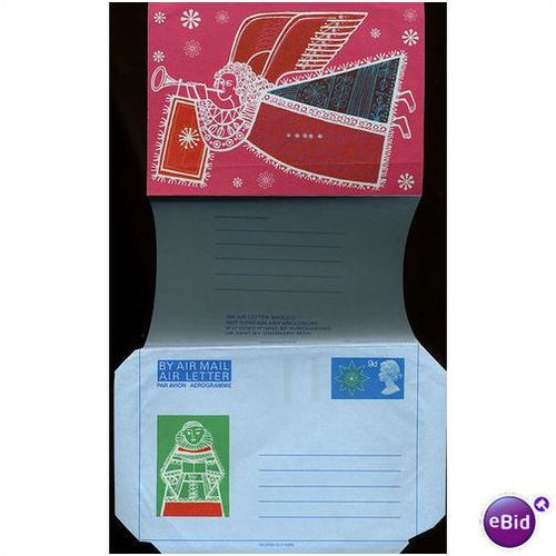 1968 9d Christmas Airmail Letter