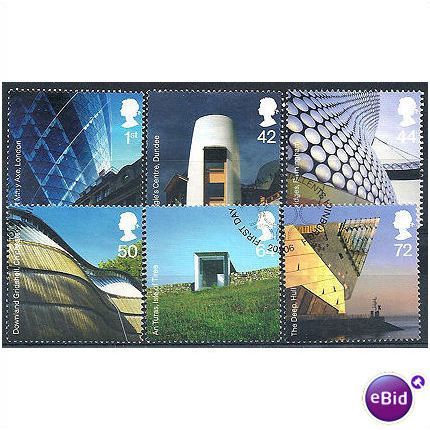 2006 Modern Architecture Set SG2634-39 Very Fine Used