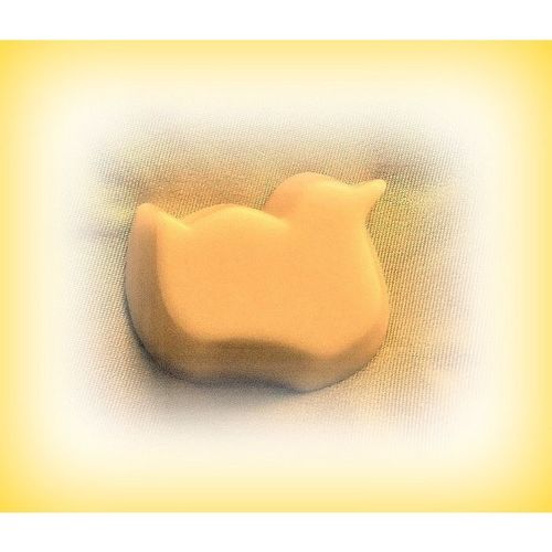 Yellow Pure Eco Soy Wax Duck shape tart melt for oil burners BABY POWDER scented