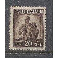 Italy.SG648 20c "Work,Justice and Family" (Brown).Mounted Mint.Jan15