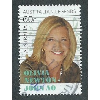 AUS 2013 60c 'AUSTRALIAN LEGENDS- OLIVIA NEWTON JOHN' FINE USED (EBID38-178)