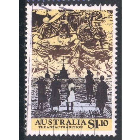Australia 1990 - SG1245 - $1.10 multi - The Anzac Tradition - used