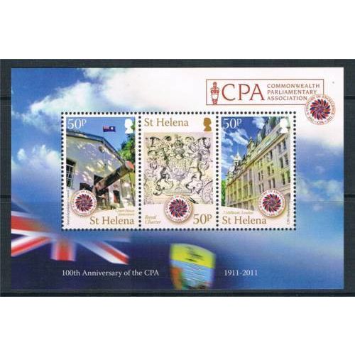St Helena 2011 100th Anniversary of CPA mini sheet mint never hinged (sga11)