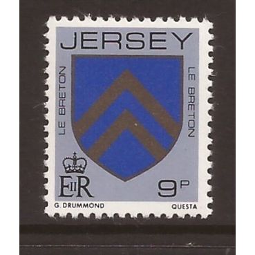 1981-88, Jersey Family Crests, NH Mint Stamp SG 258